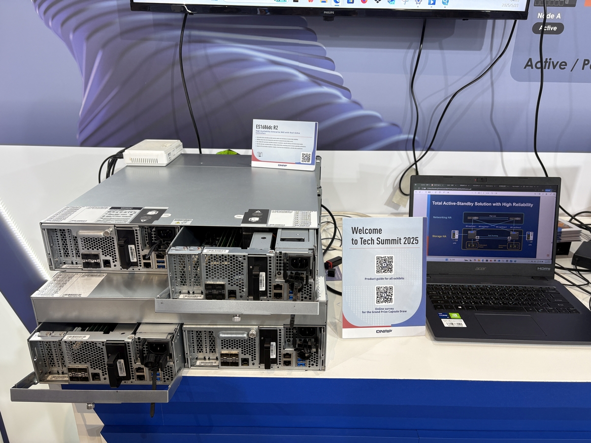 QNAP HA 高可用 NAS 成功跨入企業儲存聖杯 – QNAP Tech Summit 2025 – 1