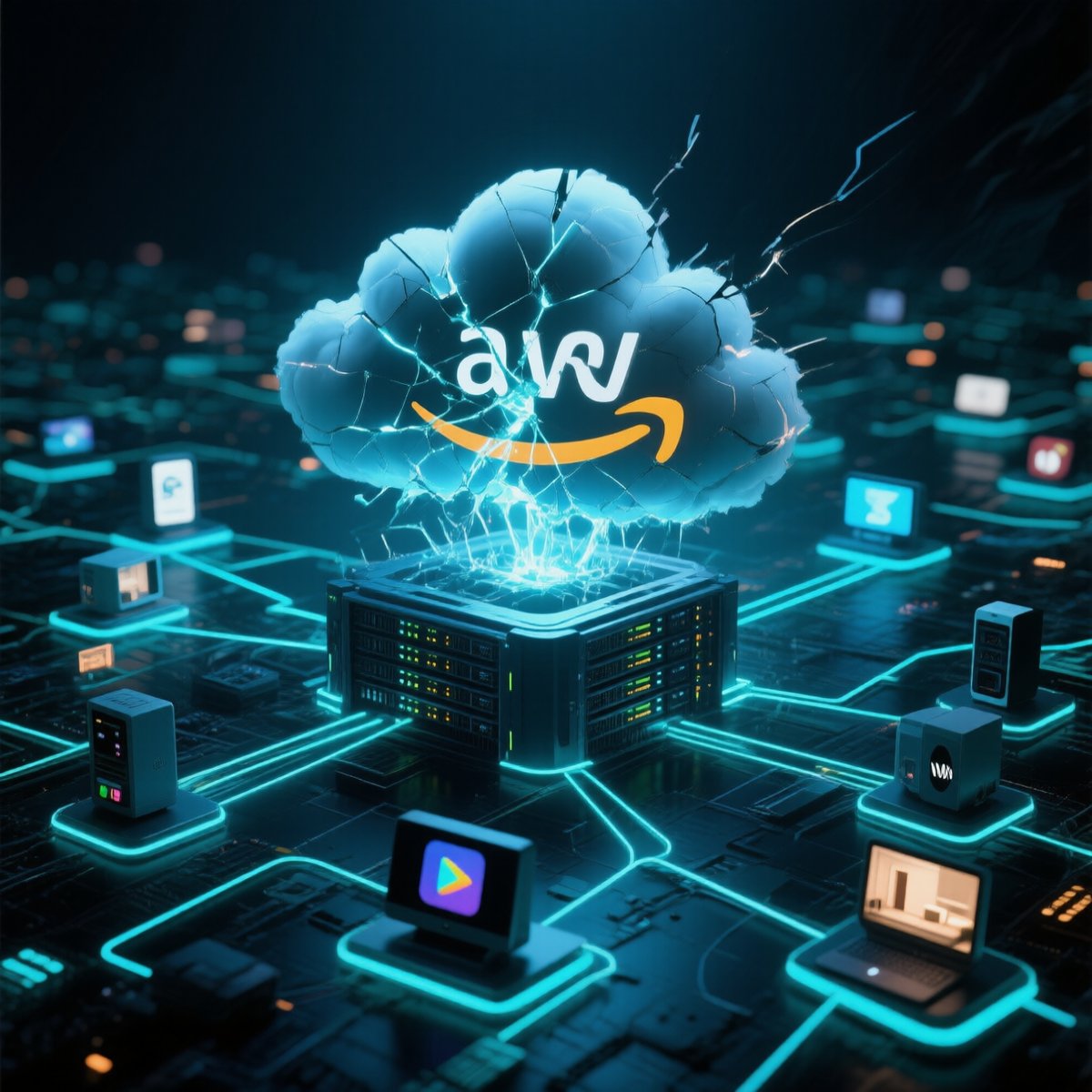 AWS US-EAST-1 異常掀全球災情:Snapchat、Canva、Duolingo、Fortnite 全掛,陸續恢復上線