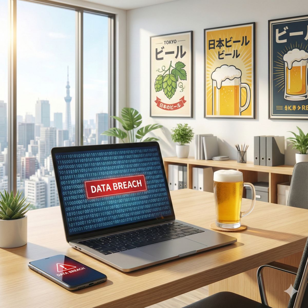 朝日集團拒付駭客贖金 191萬資料外洩釀物流癱瘓與財報延期