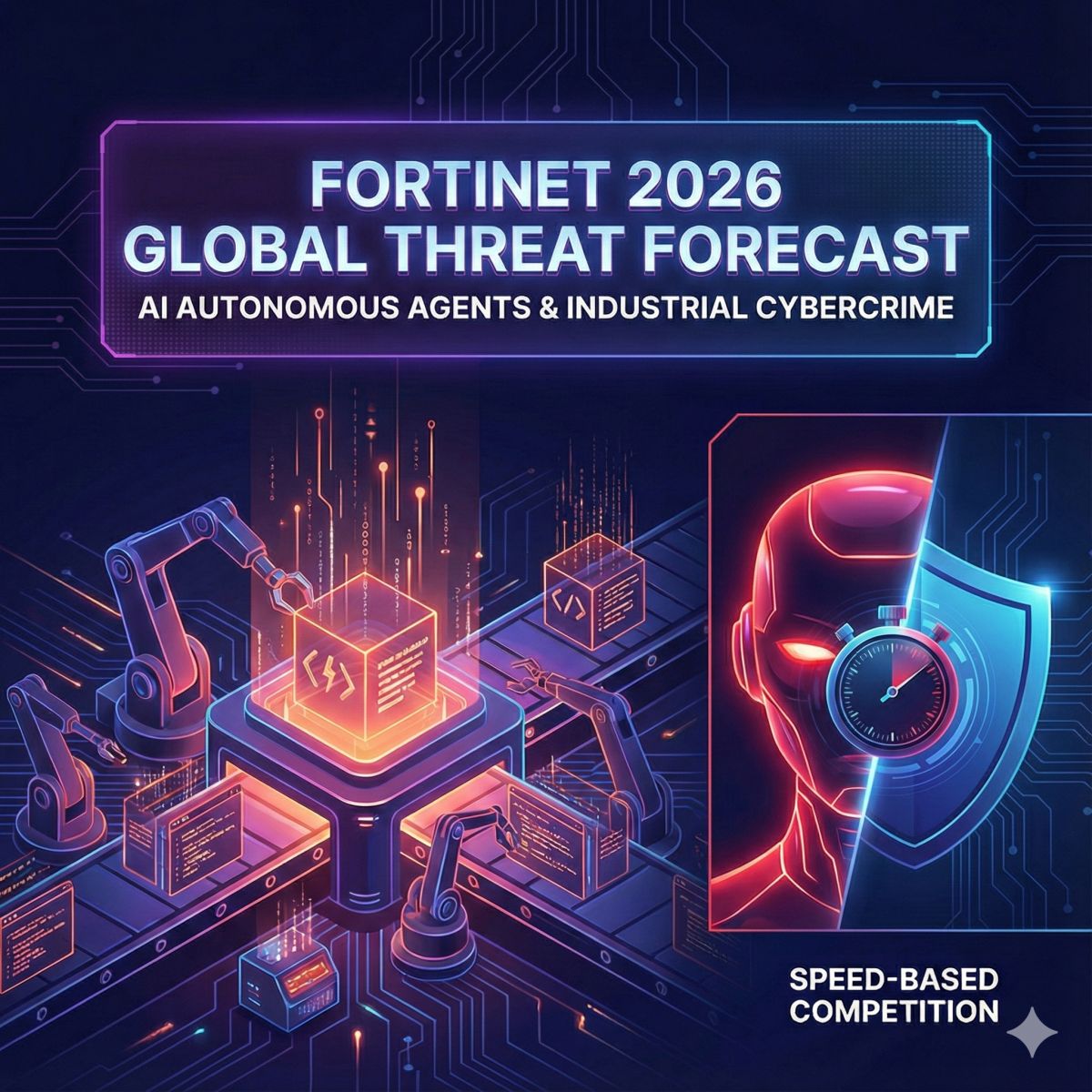 Fortinet發布2026全球資安威脅預測 AI自主代理將引領網路犯罪工業化