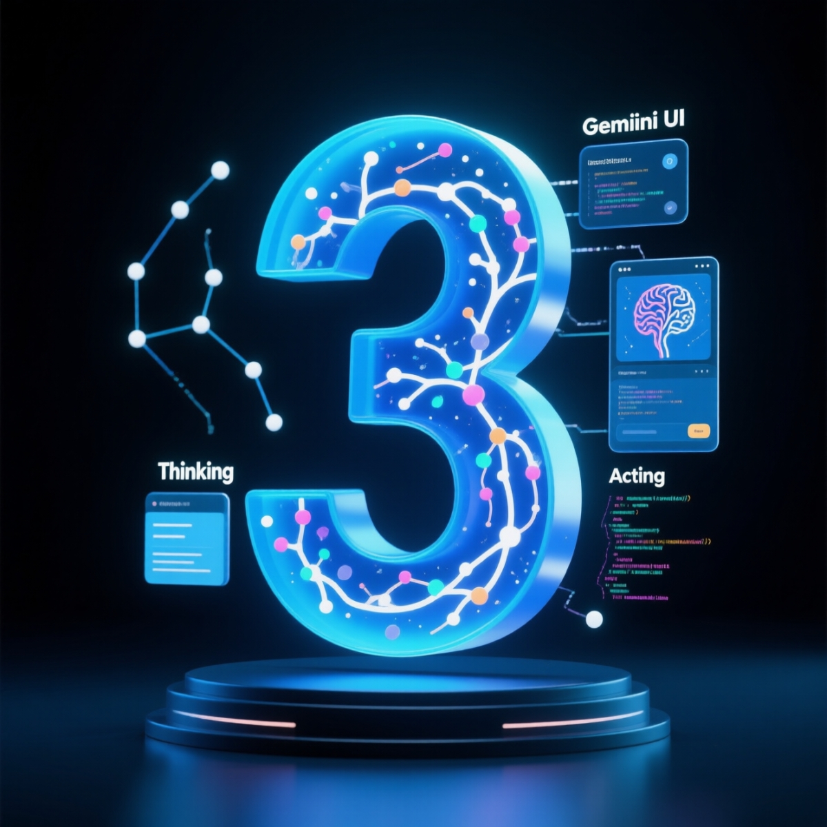 Google Gemini 3 震撼登場：不只是更聰明，而是「會思考」與「能行動」的生成式 UI 革命