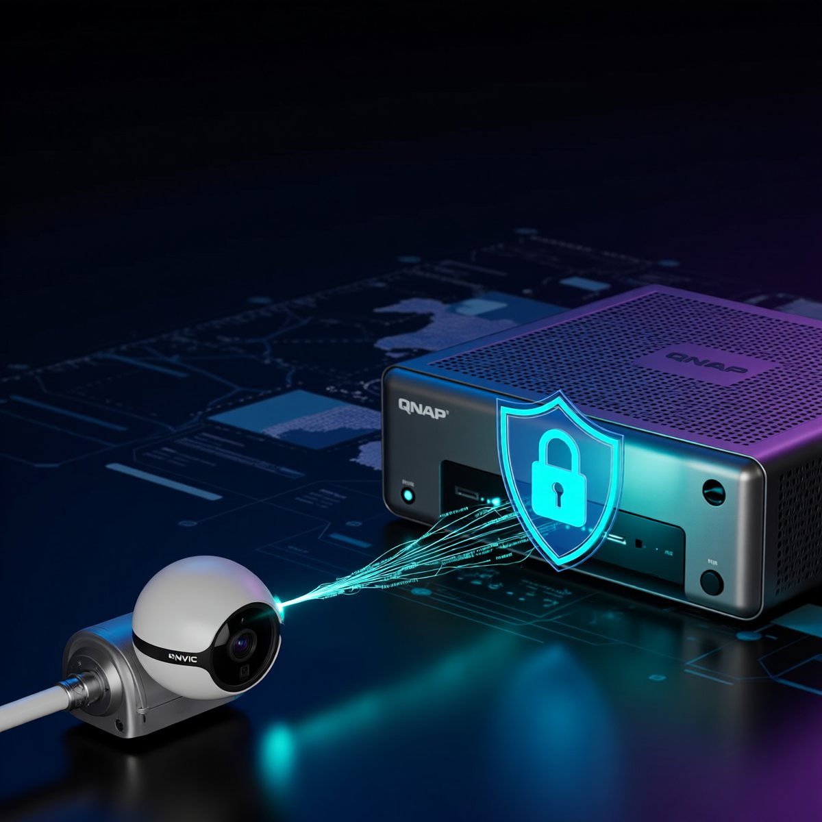 監控攝影機影像不外流，安全透過QVR軟體平台保存紀錄與回放，終結CCTV資安恐懼