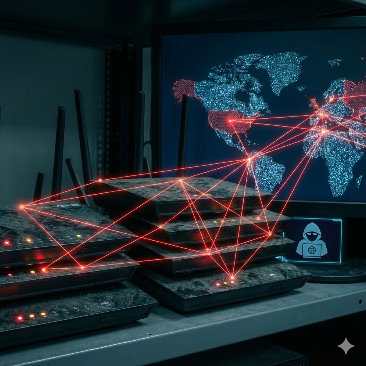 華碩路由器爆發WrtHug攻擊事件，數萬台舊款設備遭鎖定曝險