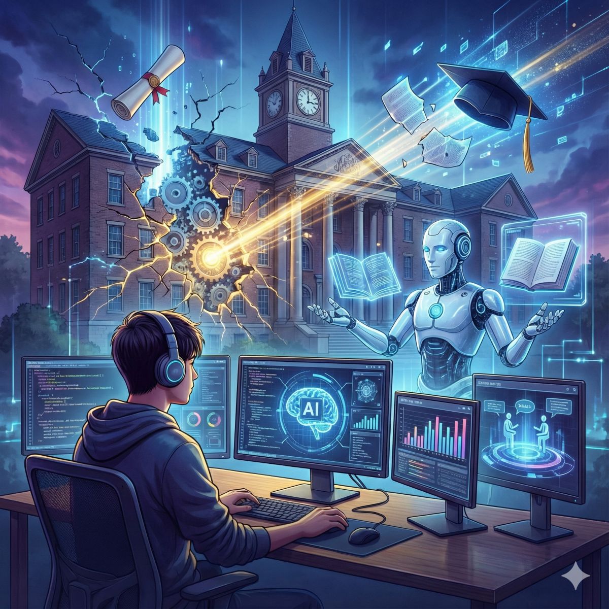 沒學歷也能進 OpenAI 當工程師,AI 時代大學教育價值正在崩解