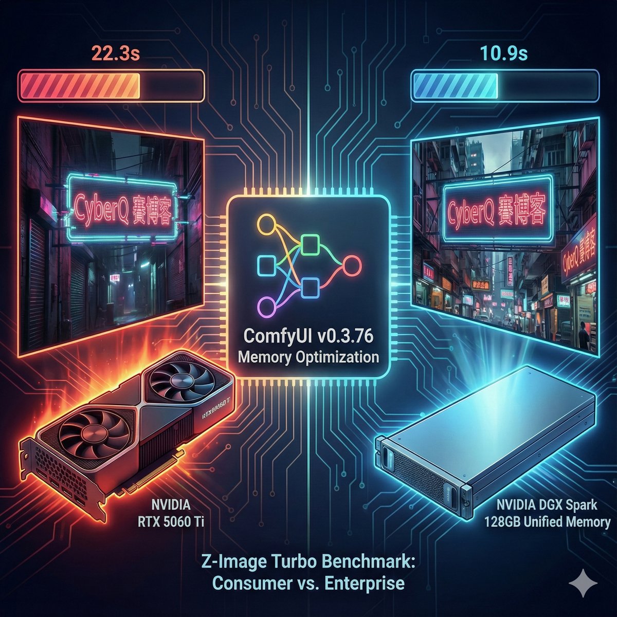 ComfyUI v0.3.76 新版搭配 NVIDIA DGX Spark 實戰 Z-Image Turbo 的效能揭密