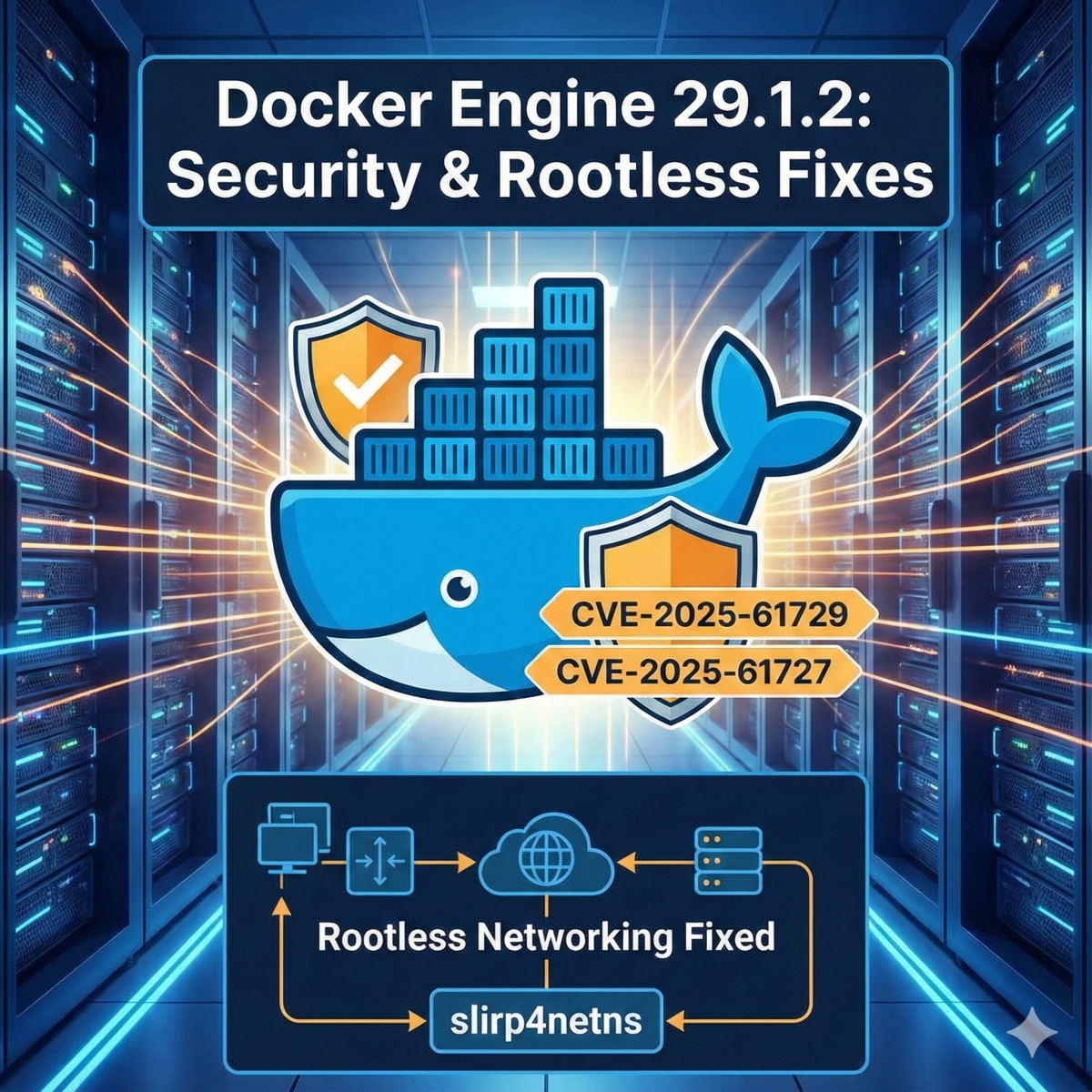 Docker Engine 29.1.2 更新修補 Go 運行時高風險漏洞與 Rootless 網路痛點