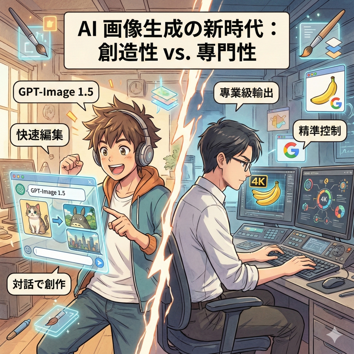 GPT-Image 1.5 正式登場,能否撼動 Google Nano Banana Pro 王者地位?