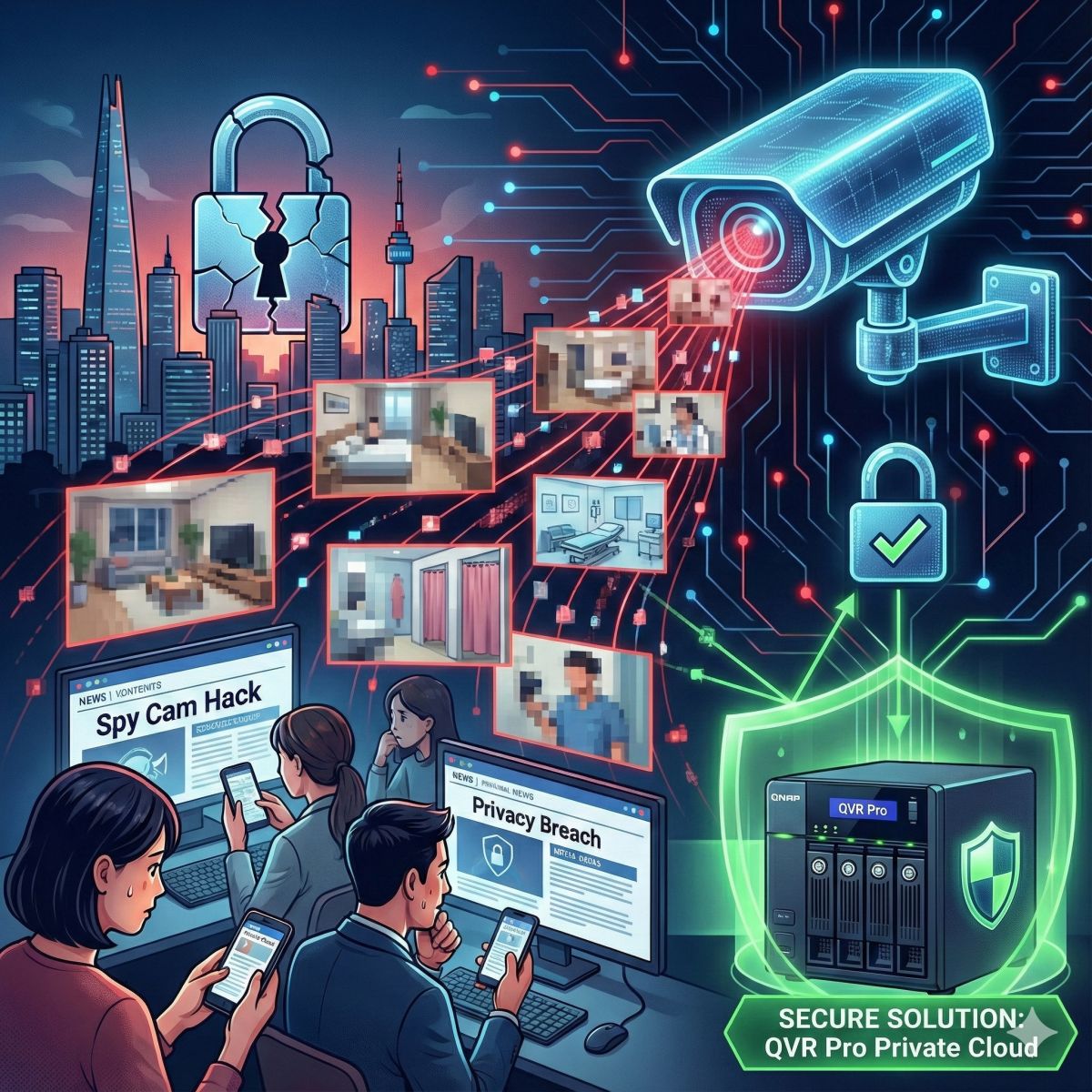 韓國大批監控影像遭駭外流 IP攝影機資安與私有雲監控重視度大幅提高