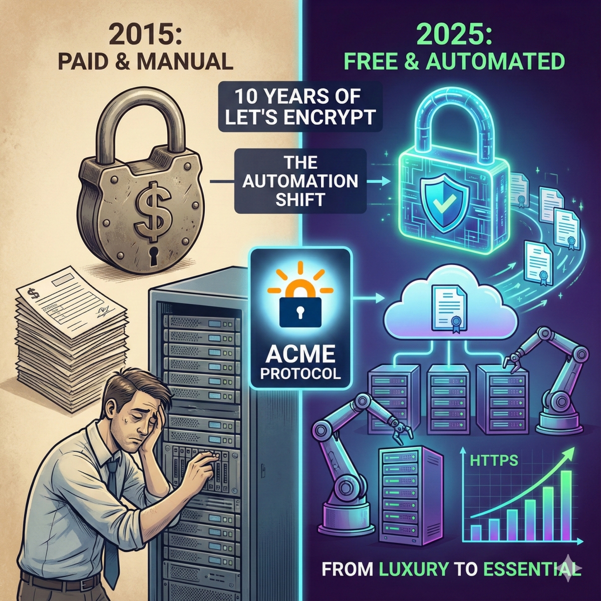 從奢侈品變必需品:回顧 SSL 憑證市場十年來的「免費革命」與未來