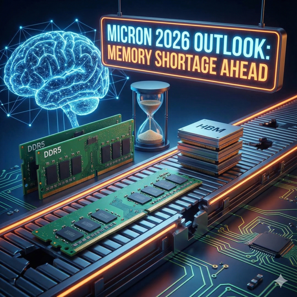 DRAM 缺貨恐延燒至 2026 年之後，Micron 財報顯示記憶體將持續高價