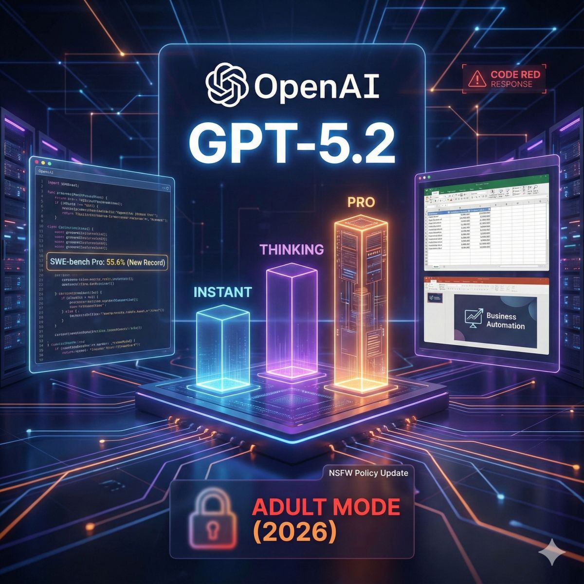 GPT-5.2 登場,成人模式將於 2026 解禁,迪士尼入股 OpenAI 並授權 IP 給 Sora