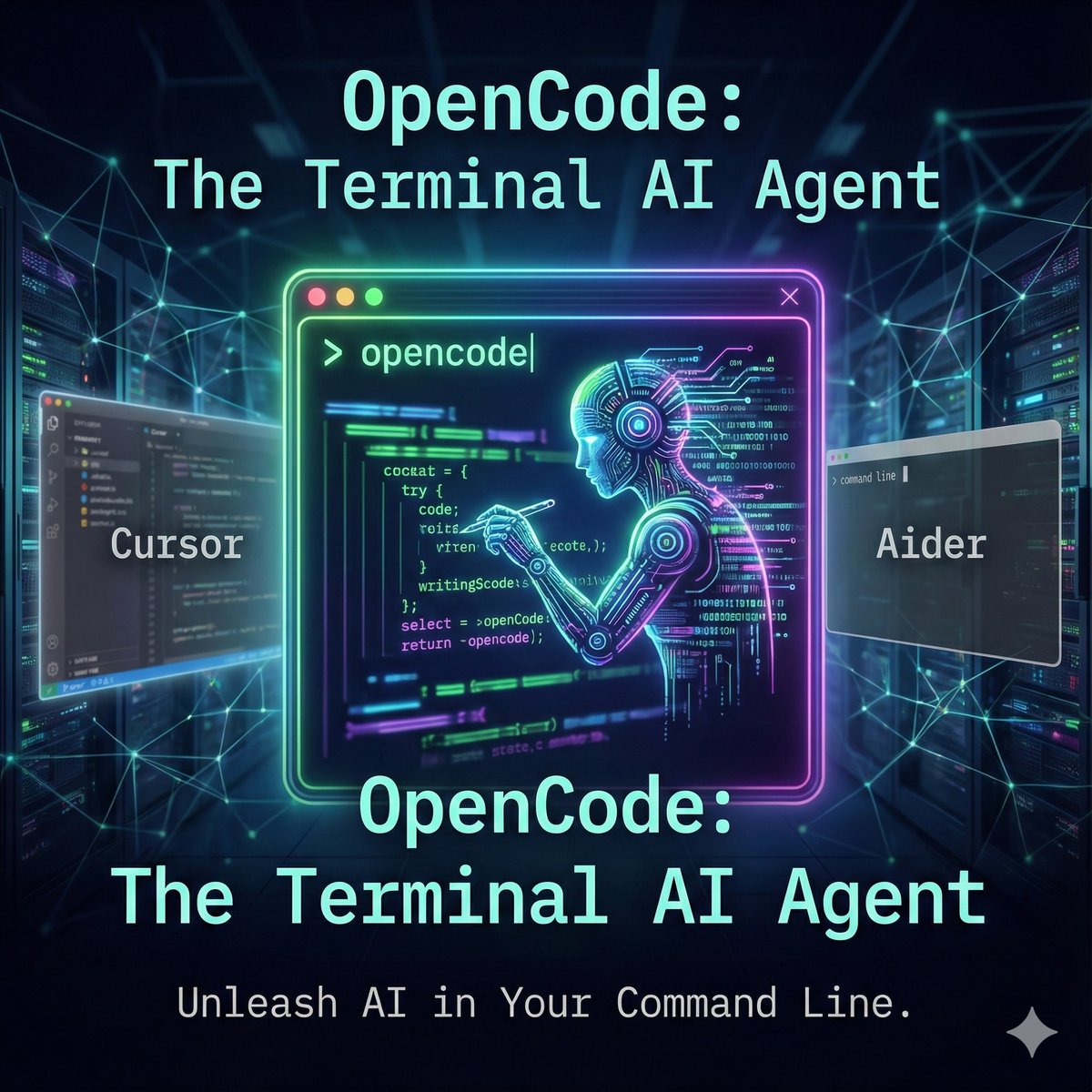 擺脫 IDE 束縛?OpenCode 是開發者圈的「終端機」AI 代理人