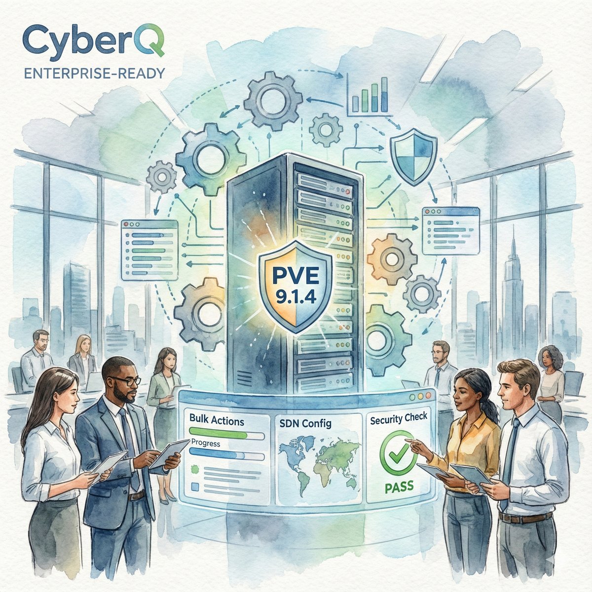 Proxmox VE 9.1.4 系列新版本改善 Bulk、Snapshot 與 ACME 流程