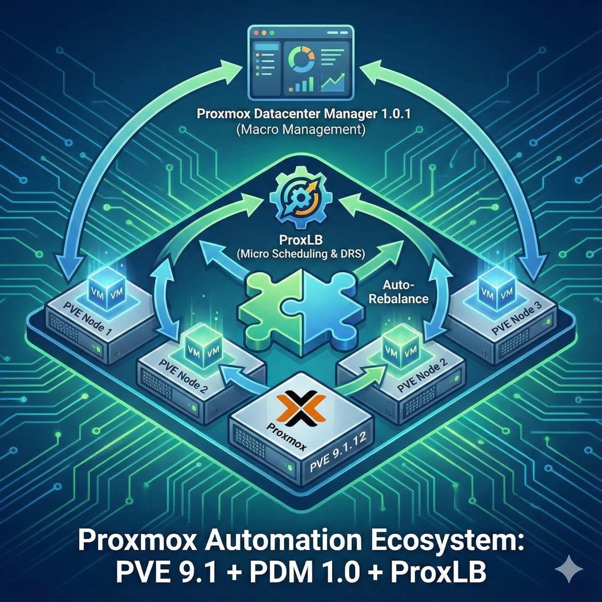 沒有 DRS 也不怕,ProxLB 讓 Proxmox 也擁有自動負載平衡 ?