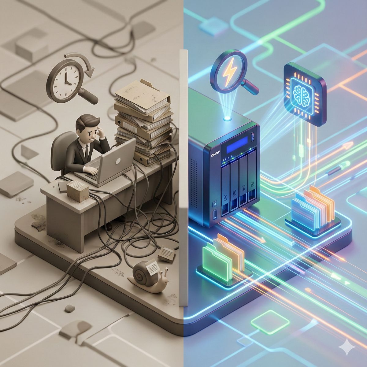 極速搜索:用 QNAP NAS 打造高效區網檔案管理