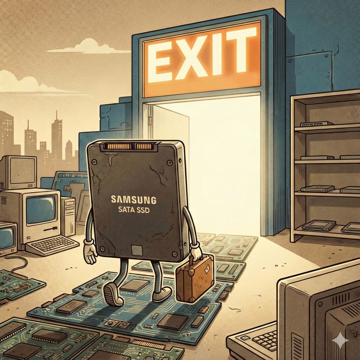 三星傳將於 2026 年停產 SATA SSD 供應鏈示警價格恐面臨 18 個月上漲壓力