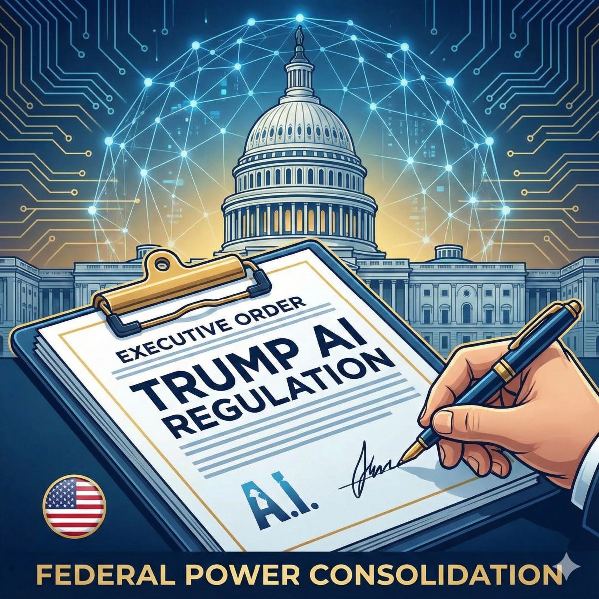 聯邦優先的 AI 新秩序,川普 AI 行政命令有機會改變美國科技產業與監管生態 ?