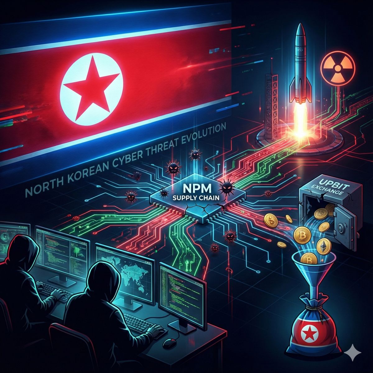 北韓駭客戰術全面進化 鎖定NPM供應鏈與加密貨幣大廠