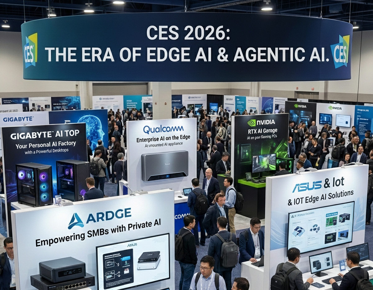 CES 2026 展場直擊 – AI 落地需求，ARDGE 等多家廠商讓「私有雲 AI」更易於企業端部署