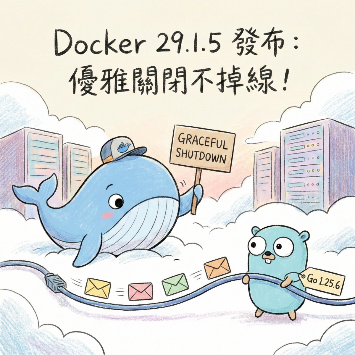 Docker Engine 29.1.5 釋出，修復容器關閉期間的網路中斷問題，並升級 Go 執行環境