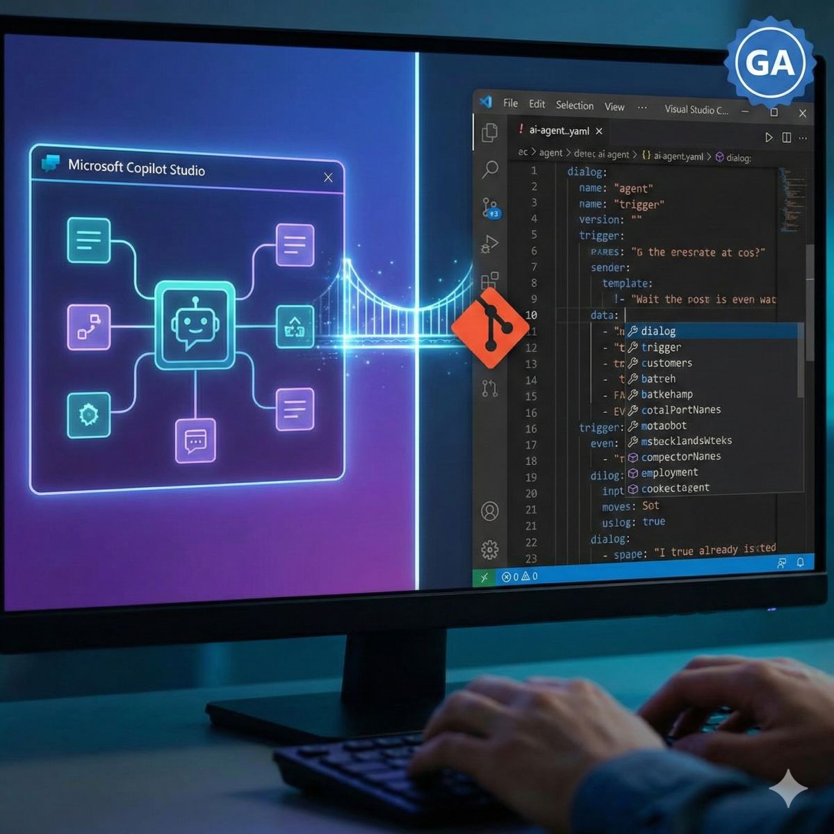 微軟 Copilot Studio 擴充套件正式版 VS Code 支援 AI 代理開發與 Git 協作