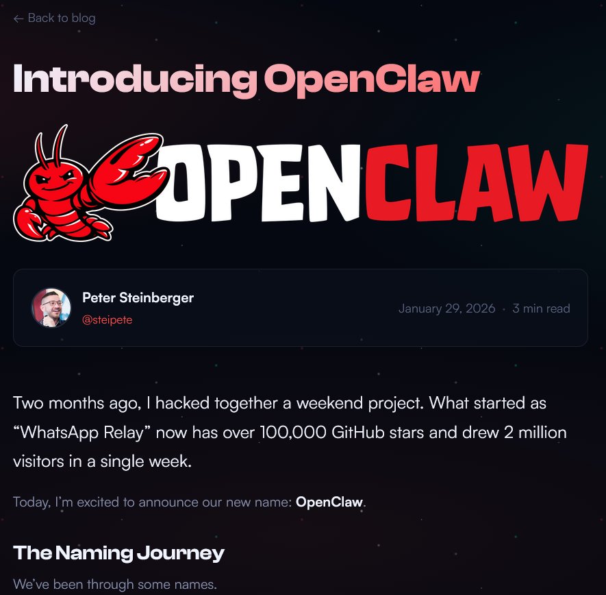 從 MoltBot 到 OpenClaw,開源 AI Agent 的換殼與進化