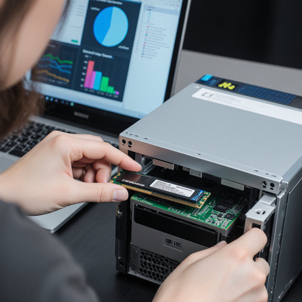 NAS SSD 選購與設定指南：快取 vs Qtier 分層儲存的取捨