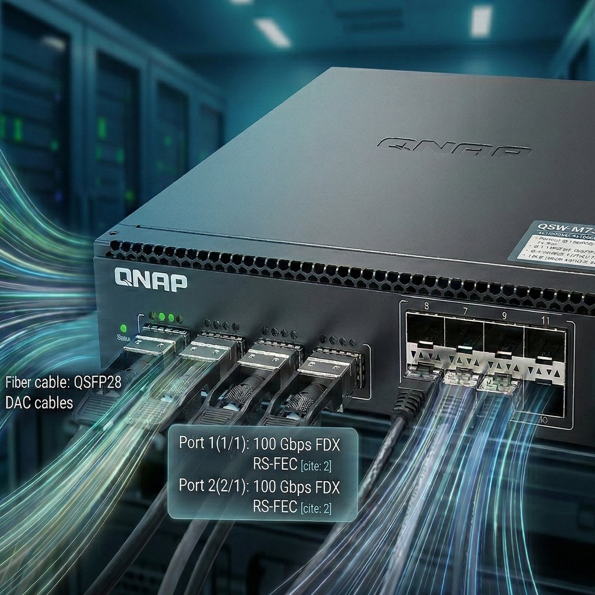 邁向 100GbE 高速網路交換器，QNAP QSW-M7308R-4X 交換器實測與 QSS Pro 解析
