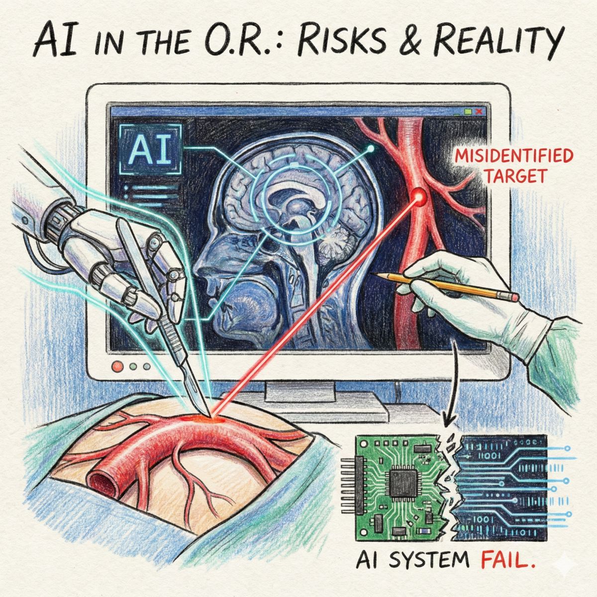 AI 醫療器材事故頻傳：手術室內的智慧科技是助力還是風險？