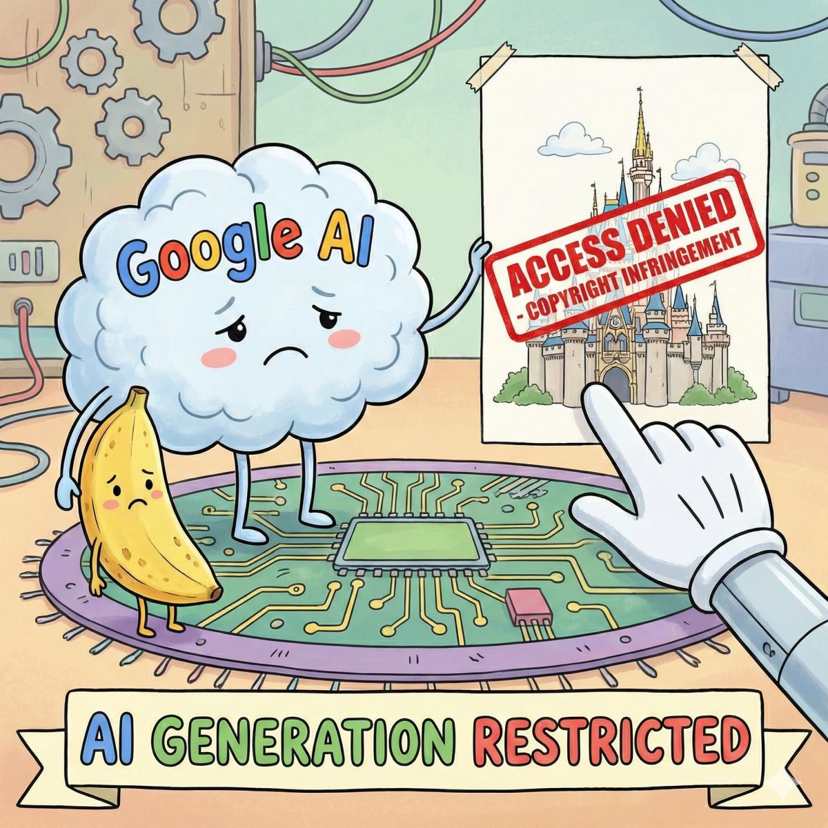 迪士尼版權戰開打 Google AI 工具全面封殺米老鼠相關生成指令