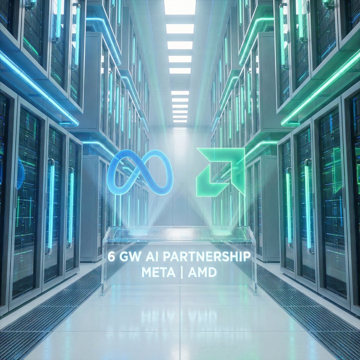 減少單一算力依賴！Meta 與 AMD 簽署千億美元 6GW AI 基礎設施戰略協議