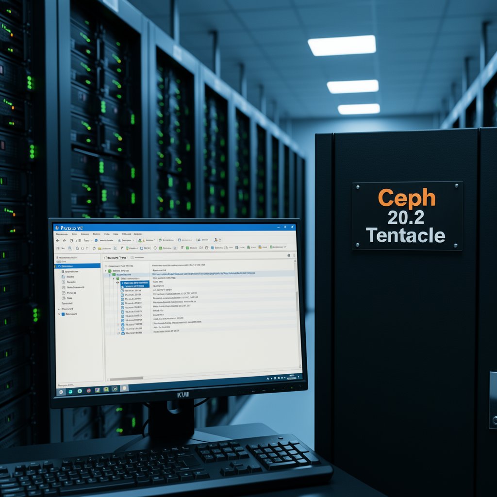 Proxmox VE 9.1.5 更新讓 Ceph 20.2 Tentacle 預覽登場，改善資源檢視與大量操作邏輯