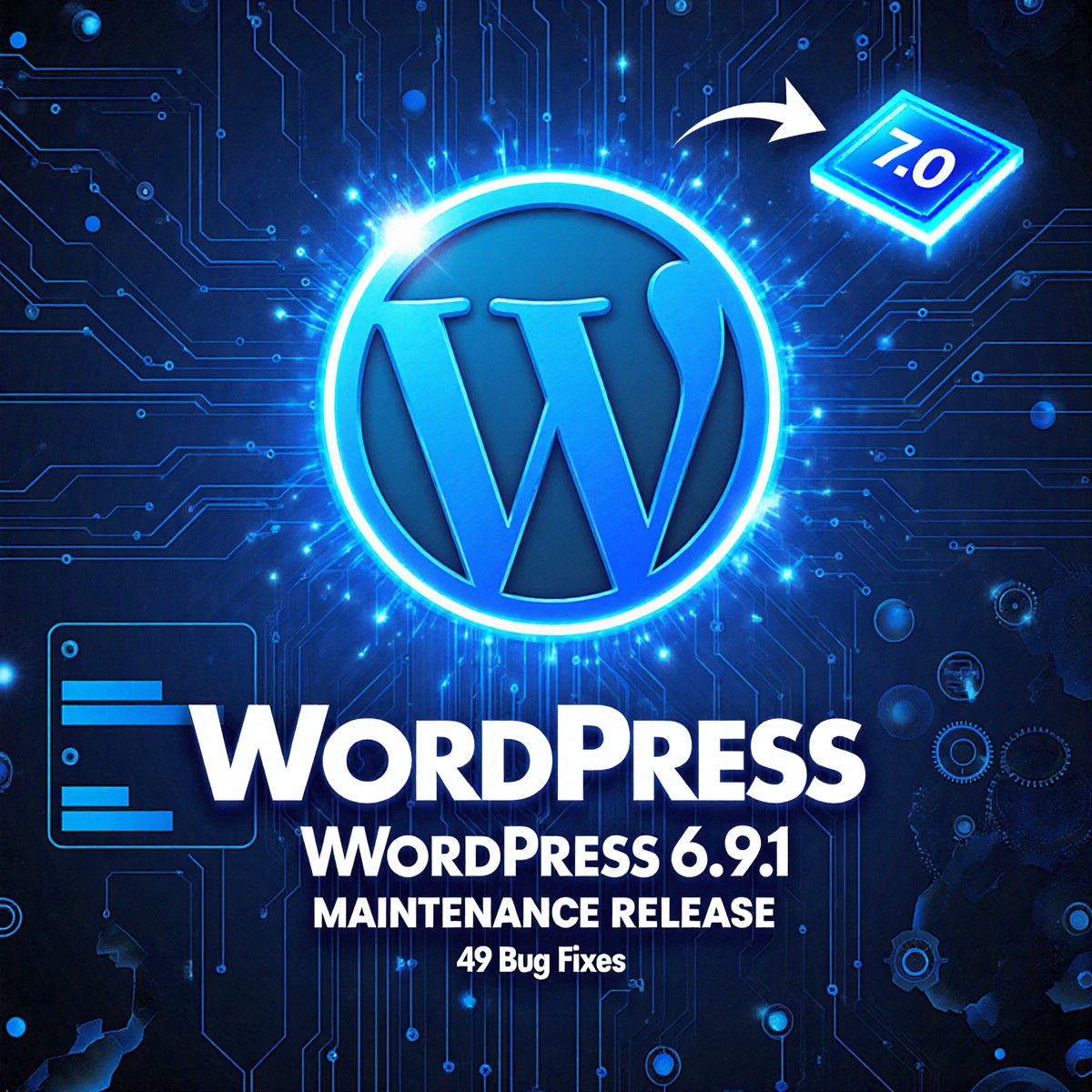 WordPress 6.9.1 釋出，修復 49 項錯誤，準備邁向 7.0 新時代