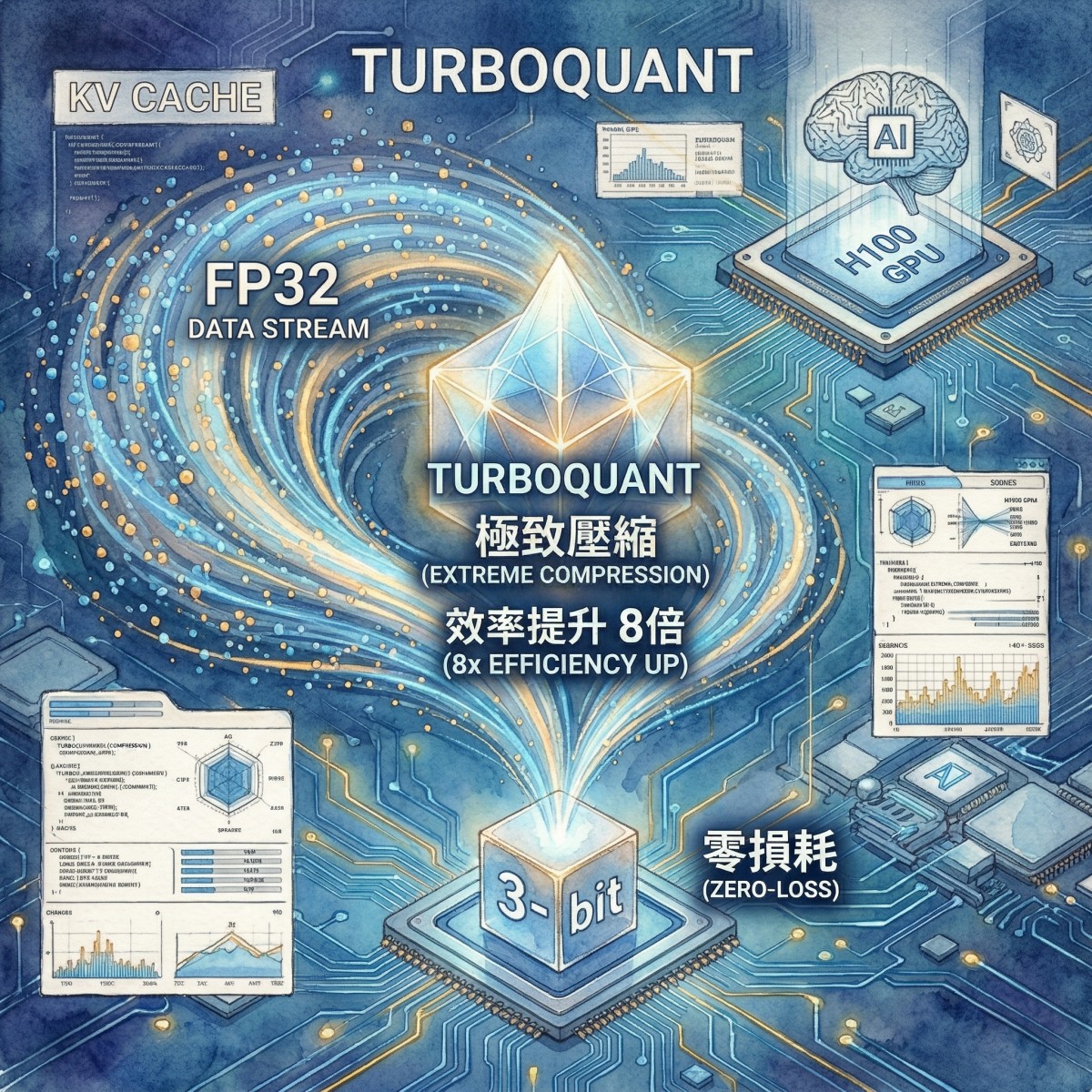 Google 發表 TurboQuant 壓縮演算法改善 AI 執行效率與記憶體管理