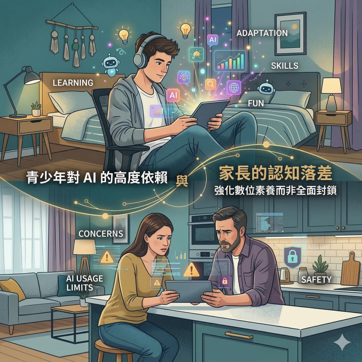 調查顯示家長支持限制 AI 使用以保護青少年成長