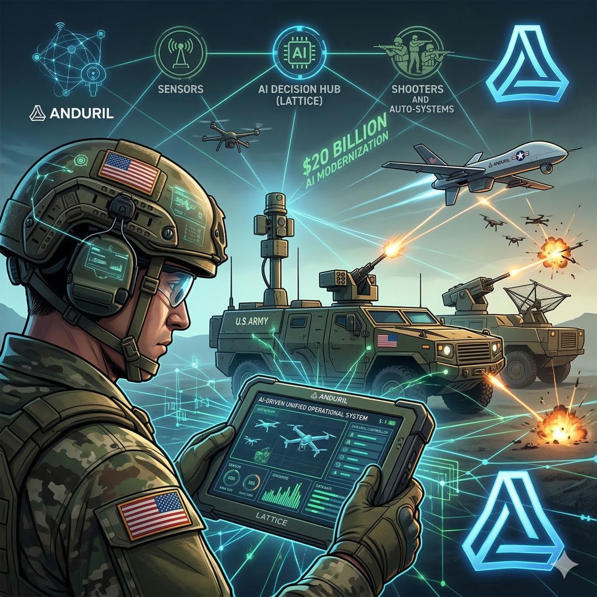 美軍斥資兩百億美元攜手 Anduril 推動 AI 國防現代化