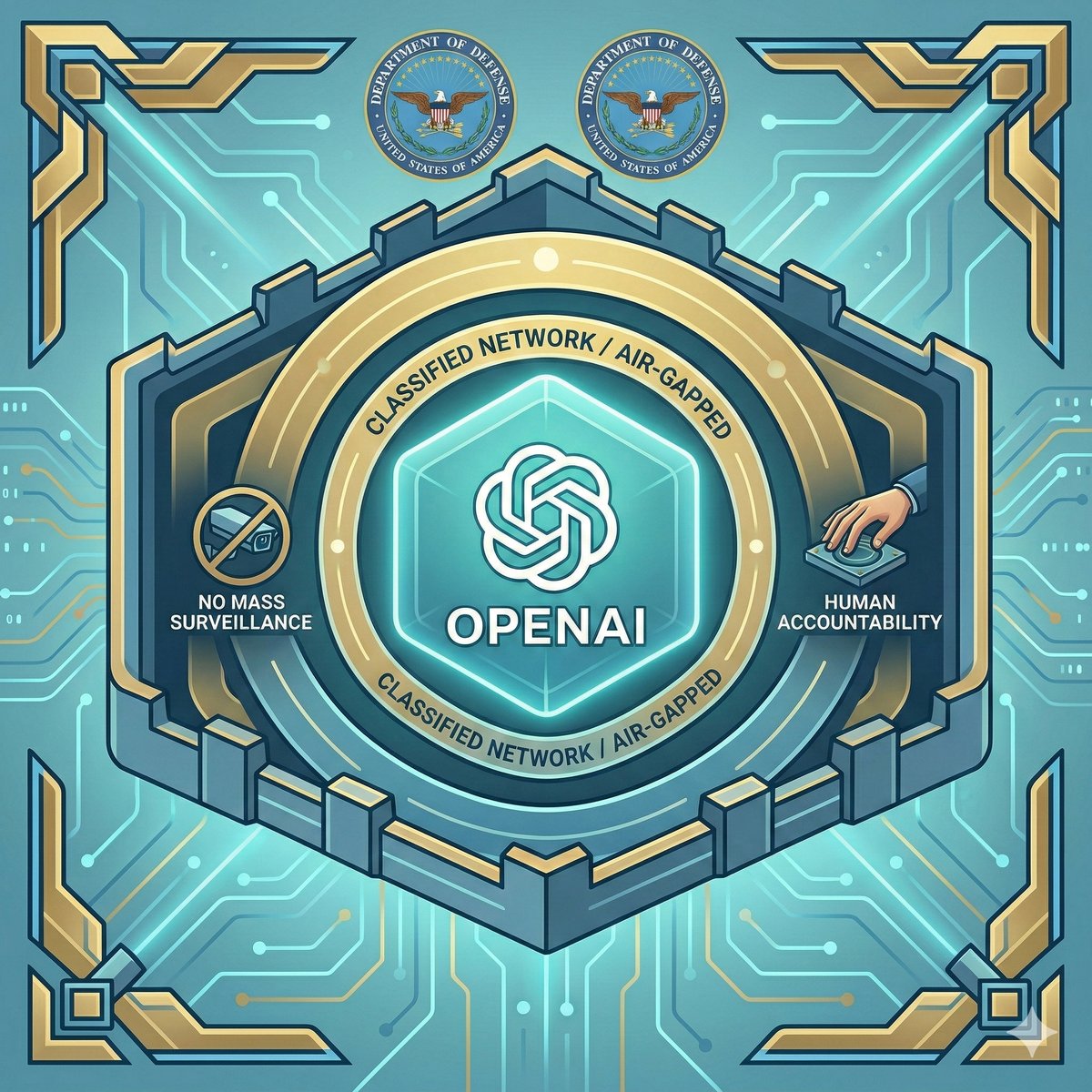 五角大廈的 AI 權力遊戲，Anthropic 遭封殺後 OpenAI 如何透過技術性防護拿下軍方大單？