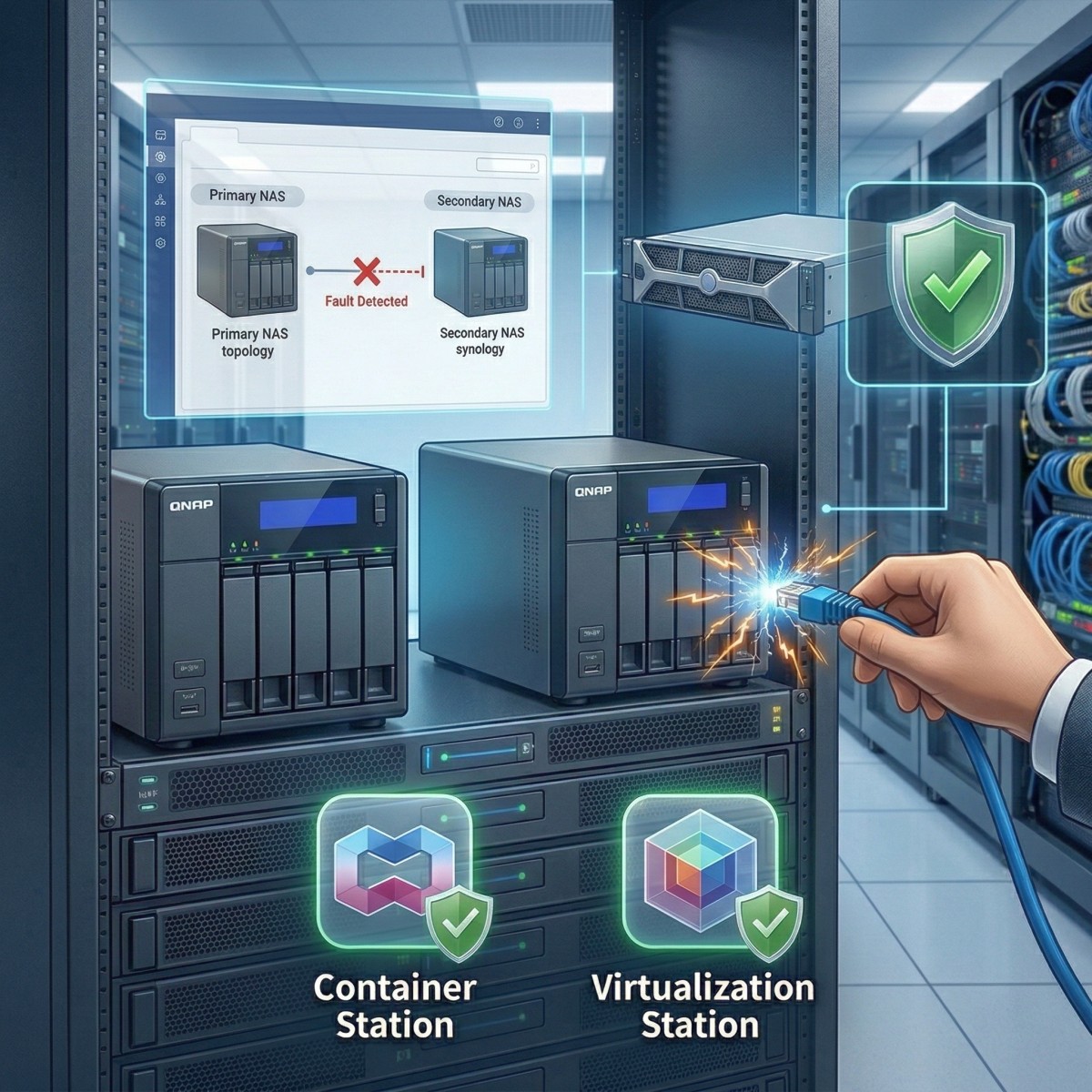 打造零停機企業儲存架構：QNAP High Availability 雙機熱備援實測與 Failover 驗證
