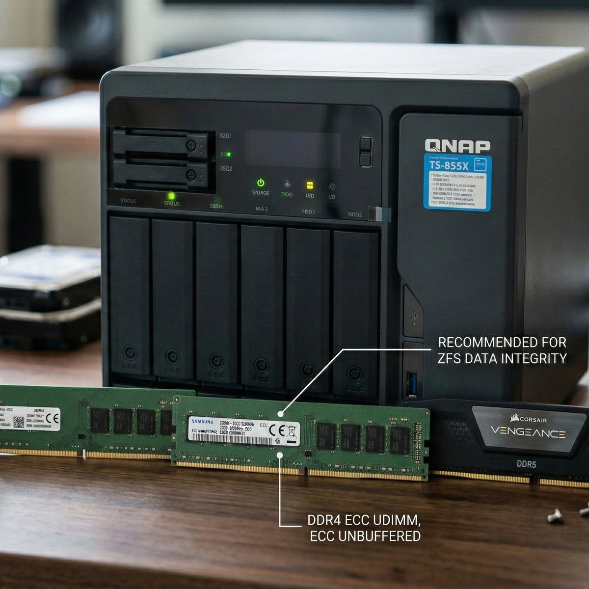 記憶體價格驚驚漲！NAS 記憶體採購 DDR4、DDR5 與 ECC 該怎麼挑？