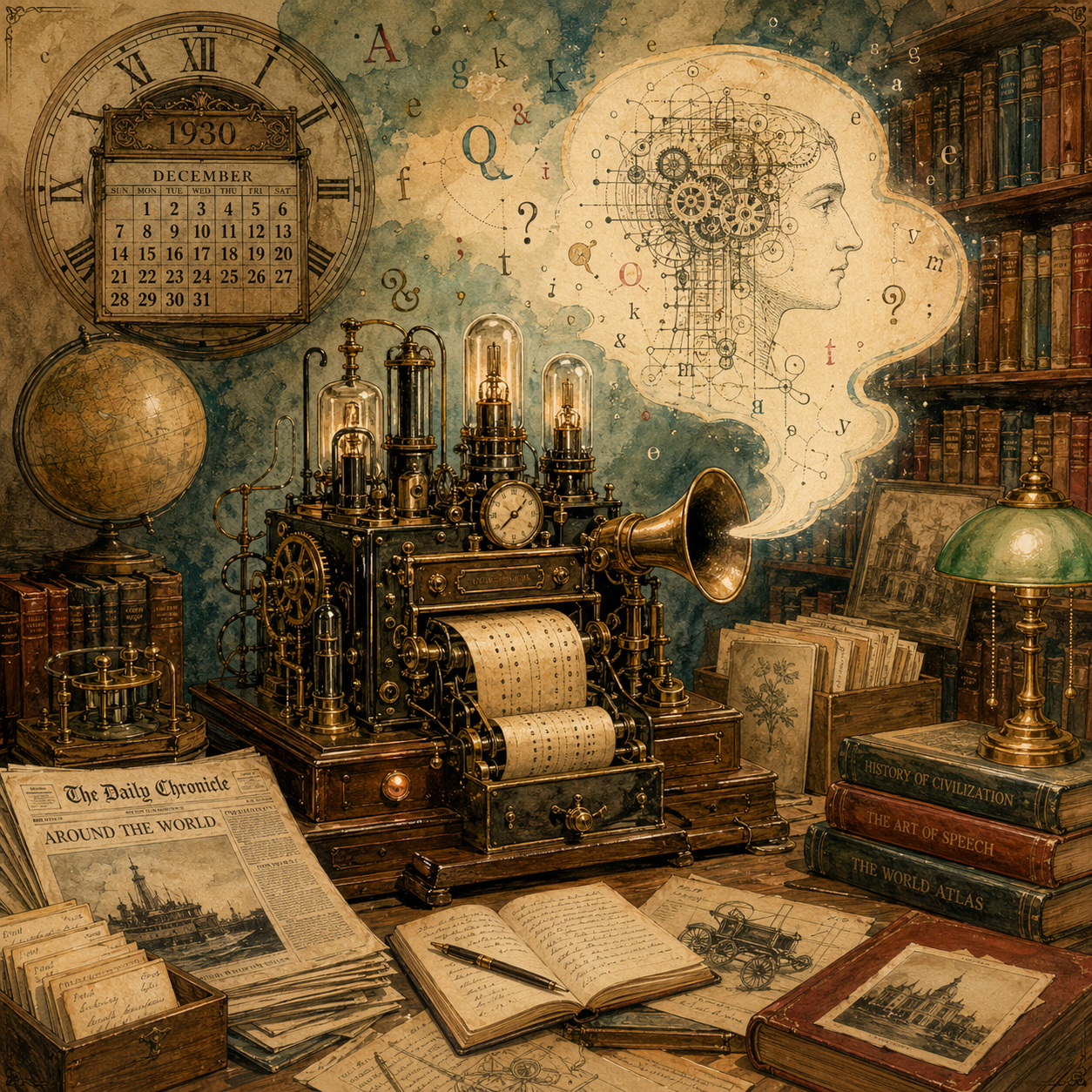 把 AI 關進 1930 年的圖書館，Talkie 呈現有年代感的大語言模型