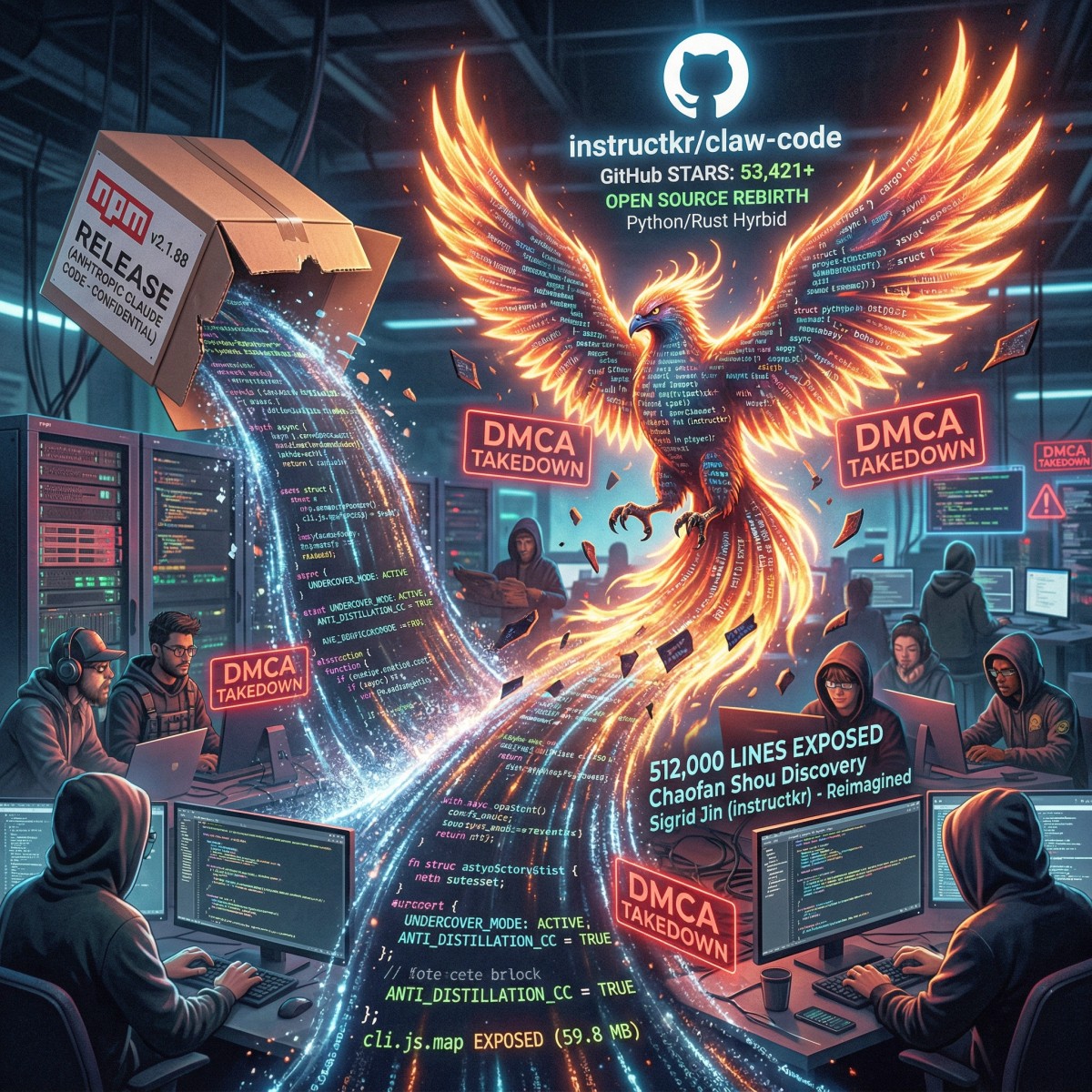 51 萬行程式碼機密外流!Claude Code 史詩級烏龍與開源神作 claw-code 的重生
