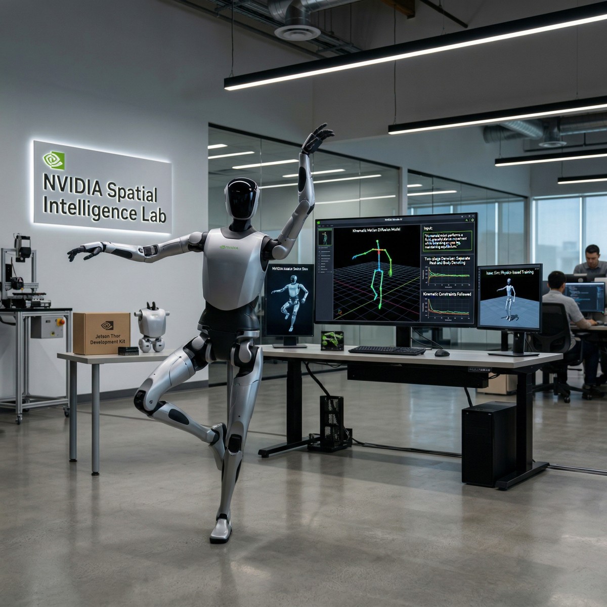 NVIDIA Kimodo 專案實現生成式 AI + 人形機器人與 3D 動作控制的未來