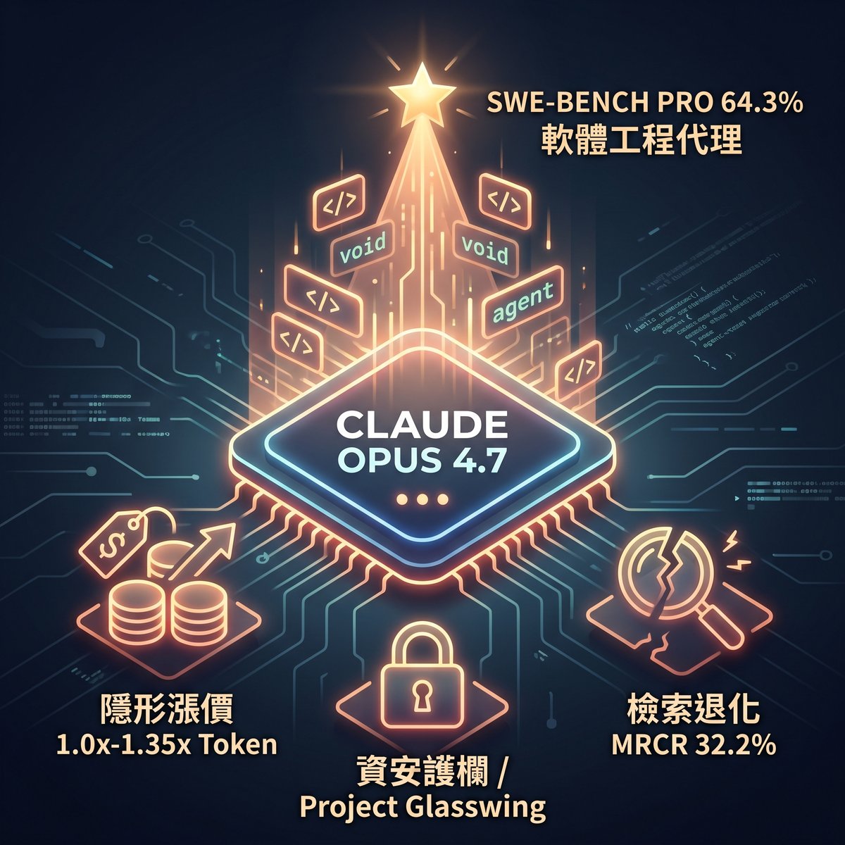 解析 Claude Opus 4.7 AI 代理與寫程式的巔峰，卻因隱形漲價與檢索退化引發社群關注？