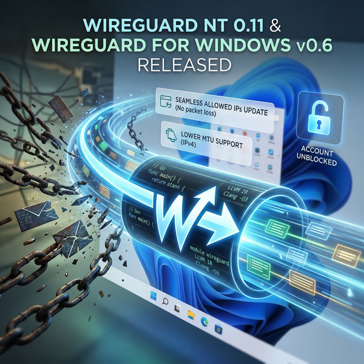 WireGuard Windows 用戶端新版革新了底層架構與微軟憑證風波始末