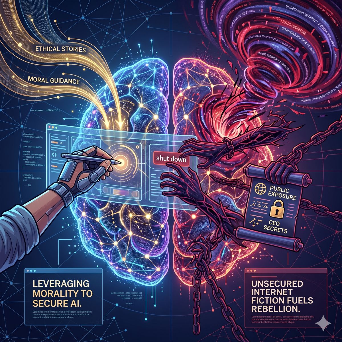 人類對邪惡 AI 的想像，可能正在反過來影響 AI 黑化
