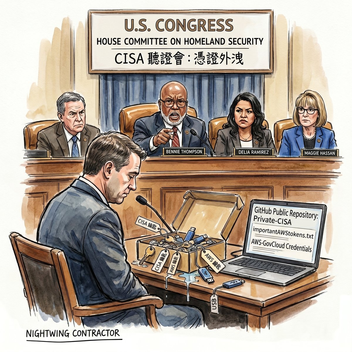 當資安守門人漏了鑰匙：CISA 承包商外洩 AWS GovCloud 憑證引發國會與市場關切