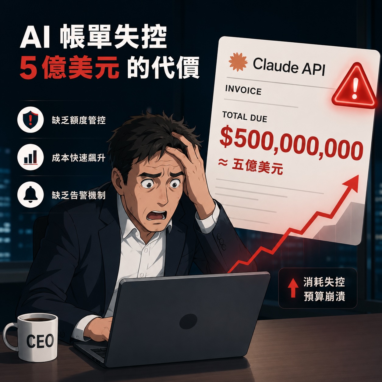 一個月燒掉五億美元！從 Claude 天價帳單看 2026 企業 AI 投資的驚人財務黑洞
