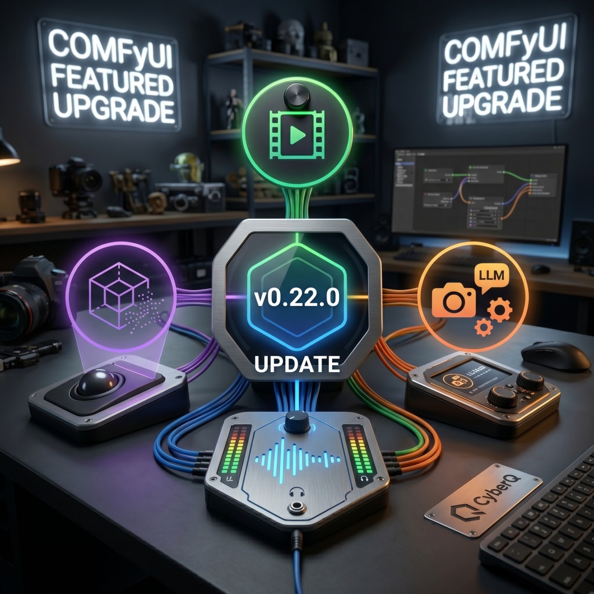 ComfyUI v0.22.0：原生支援 Stable Audio 3、MoGe 單目幾何估計，並大幅強化 LTX 工作流
