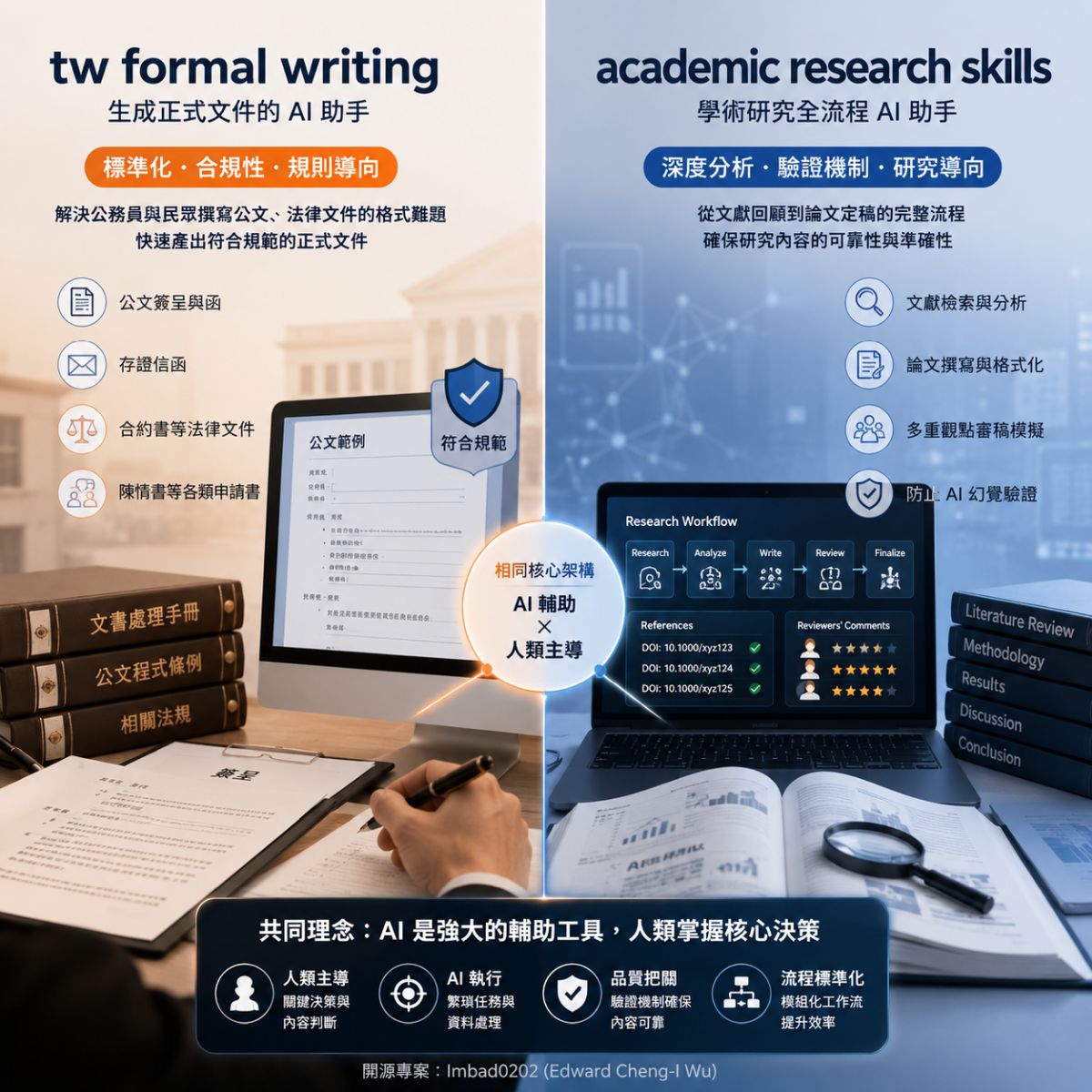 透過 AI Skills 最佳化公文與論文流程