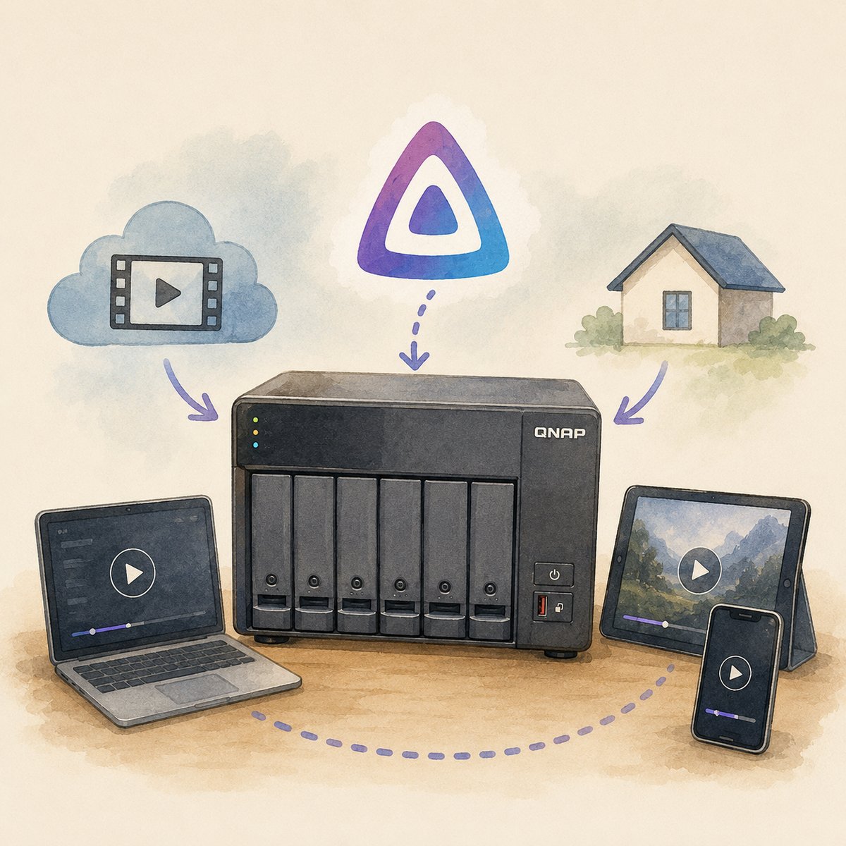 Plex Pass 驚傳大幅漲價！QNAP NAS 安裝 Jellyfin 打造免費影音串流中心超簡單